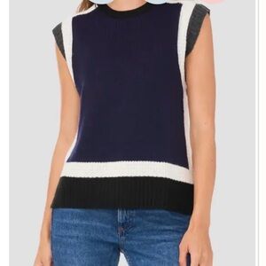 Halogen Colorblock Crewneck Sweater Vest